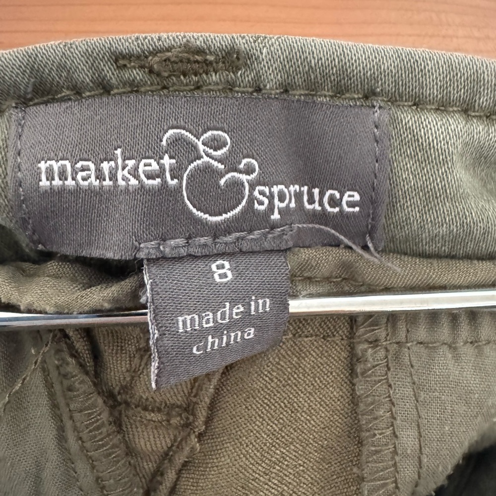 Market & Spruce Khaki Trousers - Picture 3 of 6